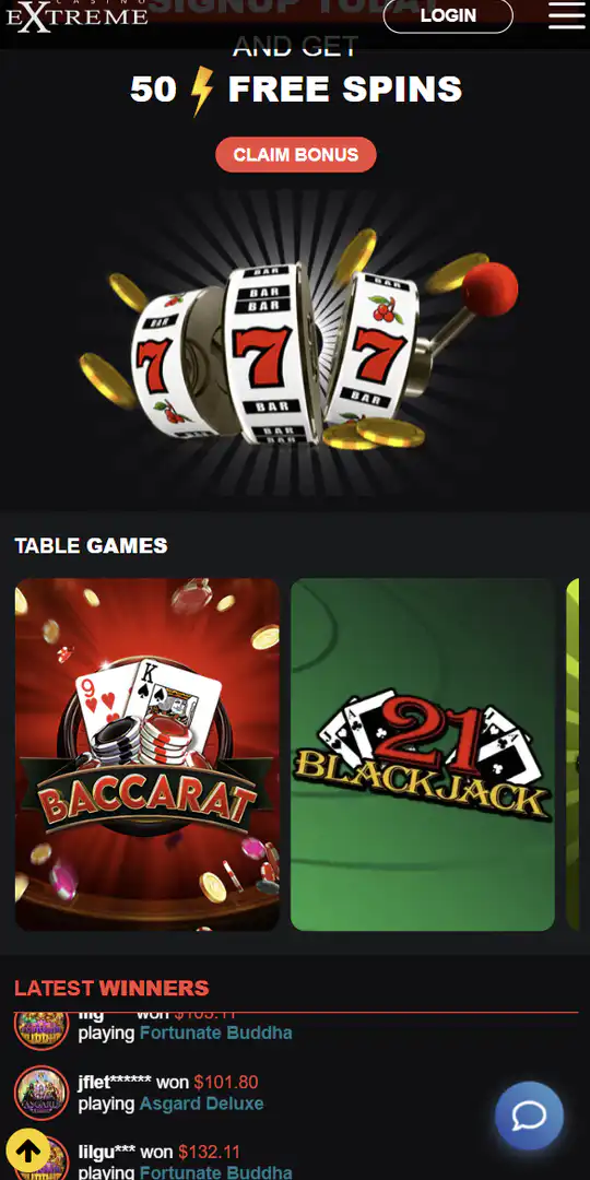 Screenshot of the application Casino Extreme 3