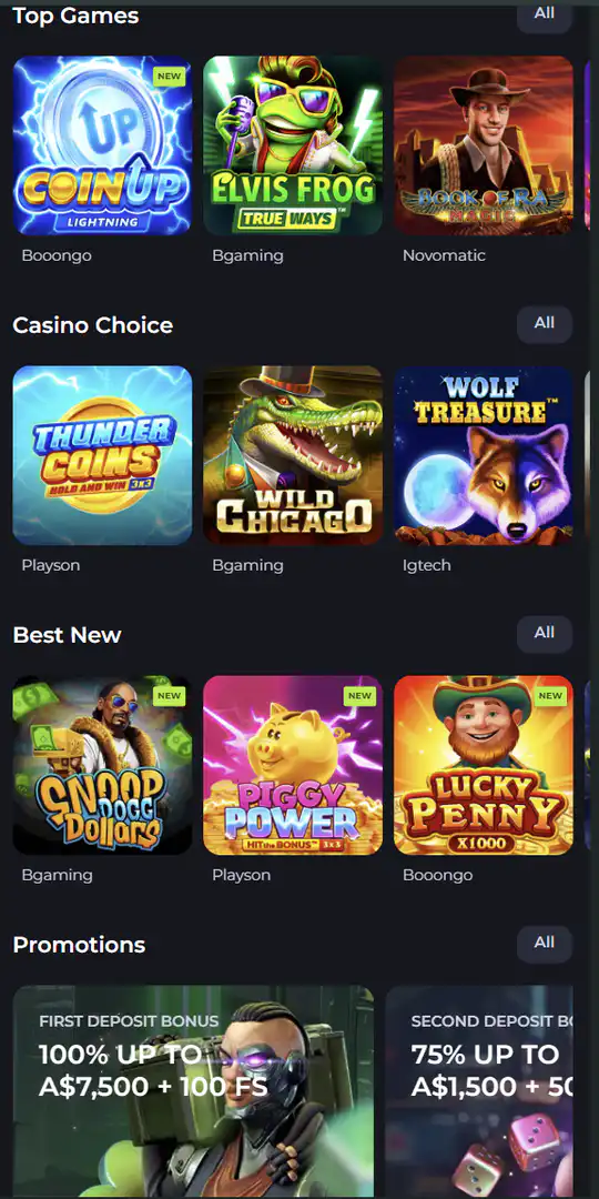 Screenshot of the application JeetCity Casino 1