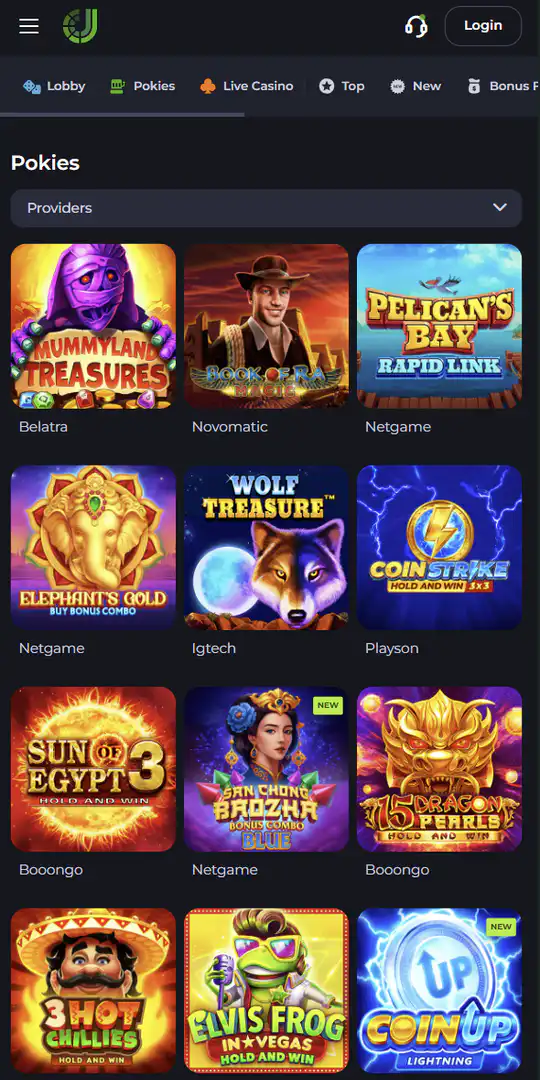 Screenshot of the application JeetCity Casino 3