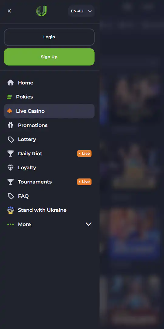 Screenshot of the application JeetCity Casino 5